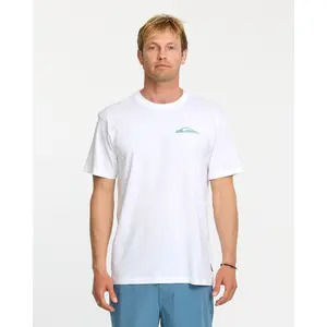Quiksilver | Hunter Spray T-Shirt | 100% Cotton Breathable Soft Hand Feel | Casual Streetwear
