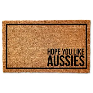 Hope You Like Aussies Doormat, Dog Doormat, Housewarming Gift, Aussie Doormat, Dog Door Mat, Aussie Gift, Australian Shepherd,Dog Lover Gift