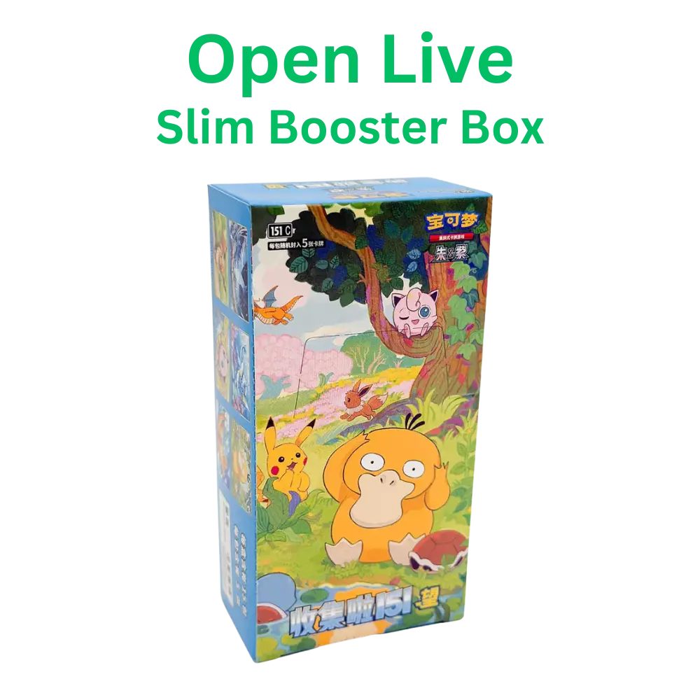 Pokemon Collect 151 Hope Slim Booster Box [Simplified Chinese] - TikTok Shop