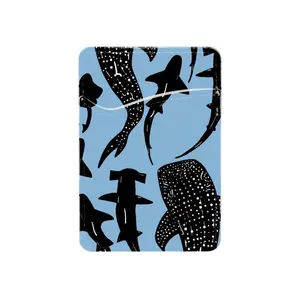 abbyrose Shark Tank Adhesive Card Holder Black/Blue