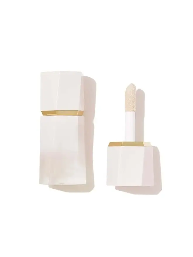 Glow Bloom Liquid Waterproof Highlighter Long Lasting Cream Highlighter with Shimmer Dewy Finish - Vanilla Frost