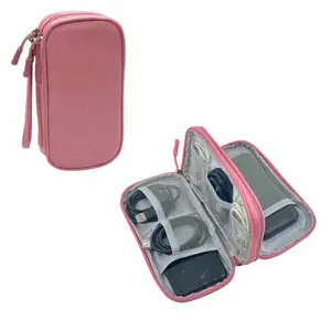 Portable Gadget Organizer Bag for Cables Chargers Power Bank SD Card Storage