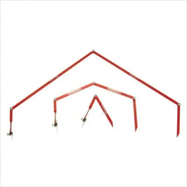 212 MAIN Flange Wizard 496-72810 Extra Large Radius Marking Tool - Rustproof Aluminum Hardware Tool with Spring Joint, Handle, T Square Ruler Compatibility, Measuring Tape Compatibility