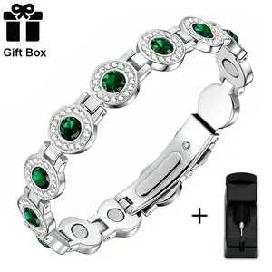Elegant magnetic bracelet, perfect for women's casual wear. As a thoughtful gift for mothers or girlfriends, it is a surprise choice for Thanksgiving or Christmas. Comes with a regulator magnetic bracelet as a holiday gift