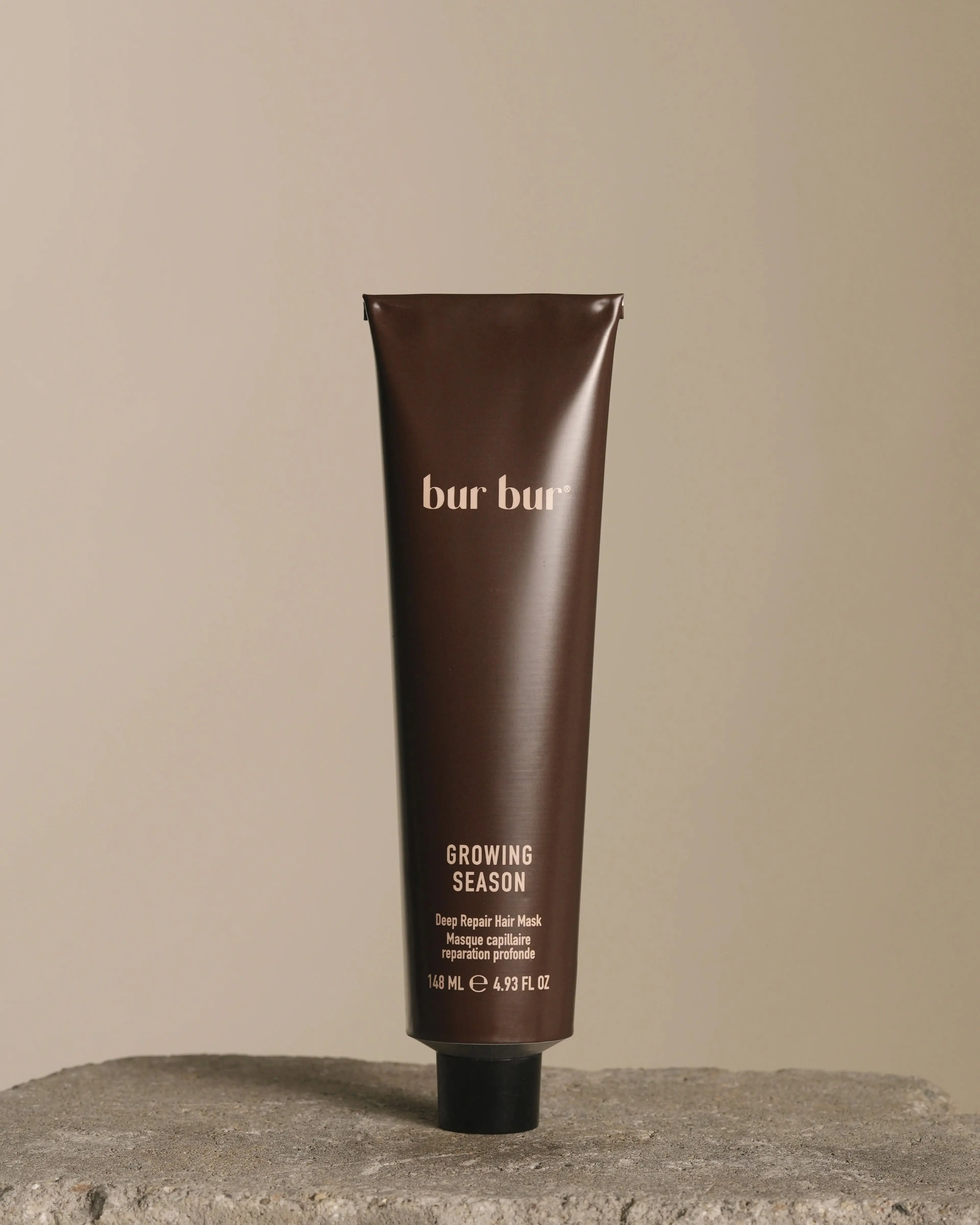 BUR BUR Growing Season Deep Repair Mask - Clean & Natural Hair Treatment with Plant Proteins & Botanical Butters for Dry Damaged Hair