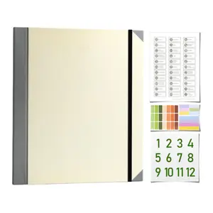 Family Emergency Planner & Important Documents Binder – Life Book Organizer Folio with Labels, End of Life Paper File Storage for Insurance Policies, Passwords, Wills, Medical Records & Essential Family Information