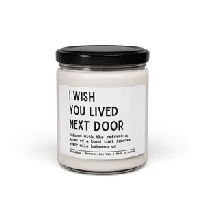 Long Distance Friend Candle | Long Distance Friend Gift, Long Distance Best Friend Gift, Friend Moving Gift, Friend Going Away Gift