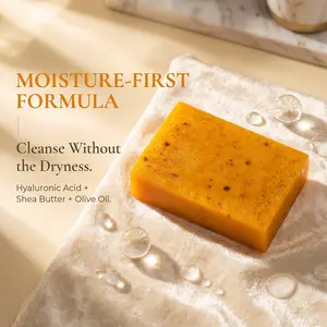 Lemon Turmeric Kojic Acid Soap Bars | Organic Body Cleanser for Smooth, Radiant, and Even-Toned Skin | Daily Foaming Turmeric Soap for Glowing Skin & Complete Body Care