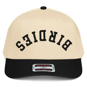 RIVEMUG NX1 Upside Down Birdies Golf 2 Tone Hat Embroidered Mid Crown Curved Bill Snapback Cap for Men And Women