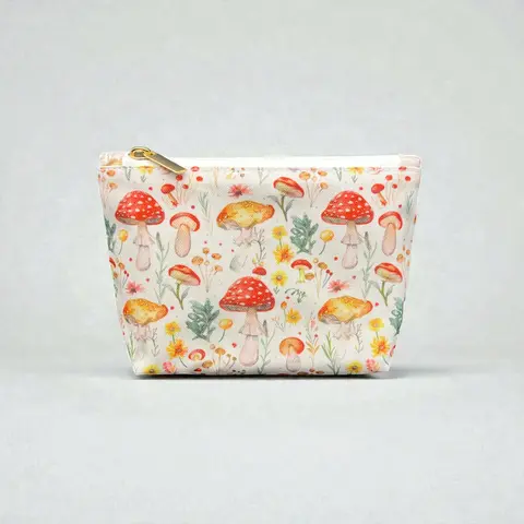 MEE MEE Makeup Bag Smell Proof Cosmetic Pouch Airtight Zipper Storage Odorless Travel Essentials Case Small Size Medicine Box