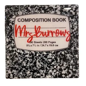 Composition notebook coaster
