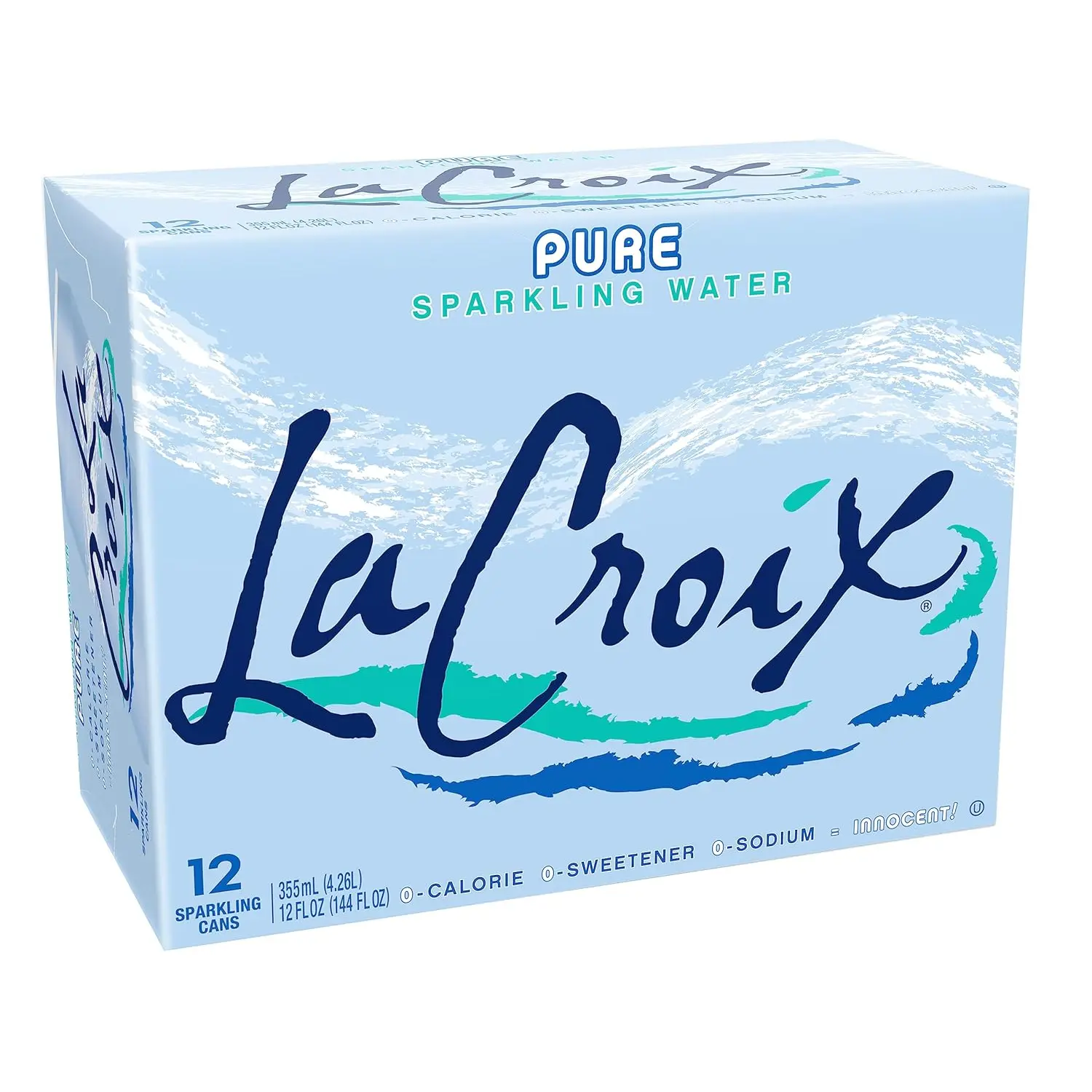 LaCroix Sparkling Water, Pure, 12 Fl Oz (pack of 12)