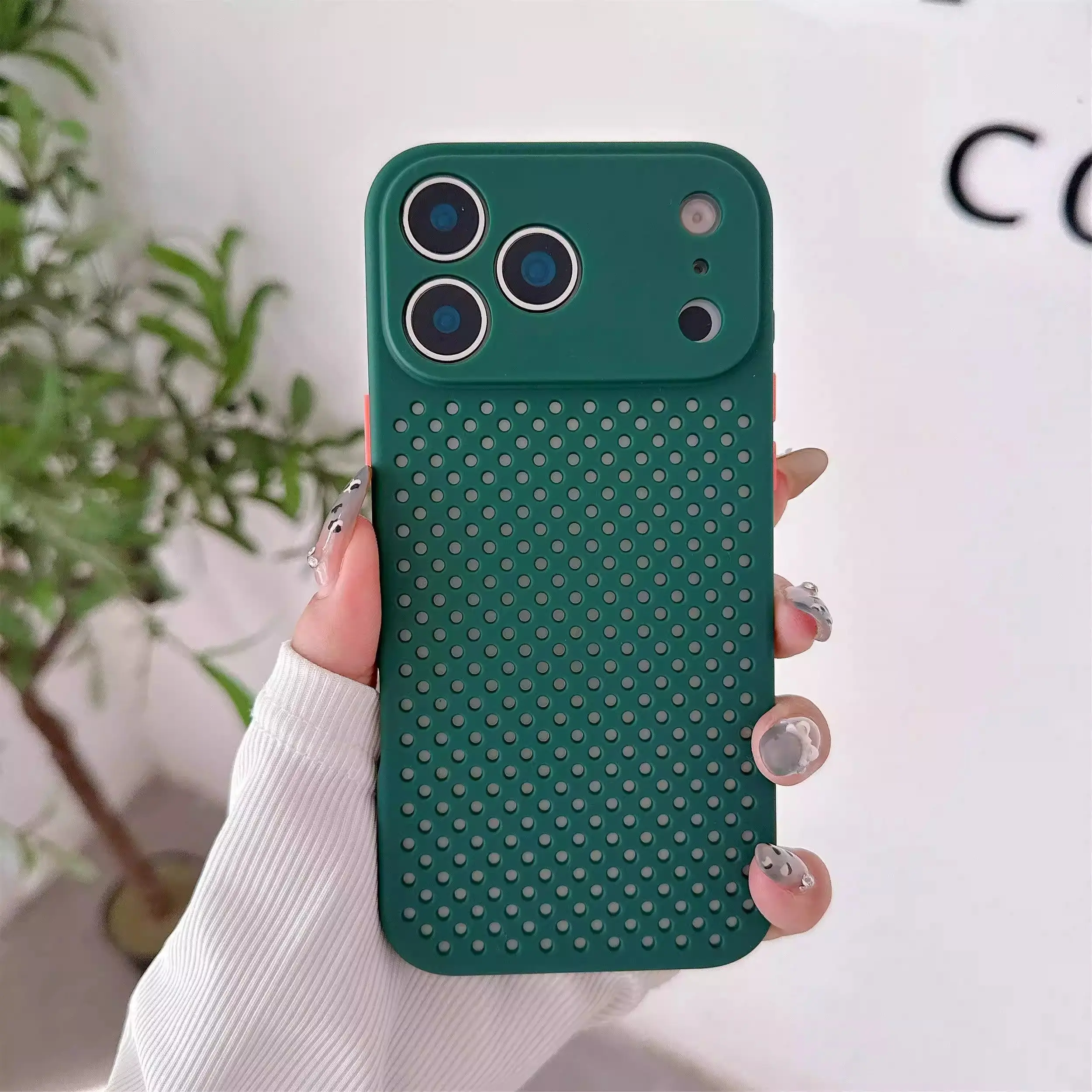 Breathable Mesh Cooling Phone Case for iPhone 17 Pro Max, New Full-Body Shockproof Precise-Cut Cover for iPhone 16/15 Plus/14 Pro/13/12/11 - TikTok Shop Breathable Mesh Cooling Phone Case for iPhone 17 Pro Max, New Full-Body Shockproof Precise-Cut Cover for iPhone 16/15 Plus/14 Pro/13/12/11 - TikTok Shop