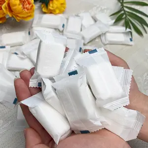 Disposable Compressed Towel, 20pcs/bag Portable Travel Towel, Thickened Plant Fiber Towel, Disposable Bath Towels, Bathroom Supplies, Summer for Gift, Household Items