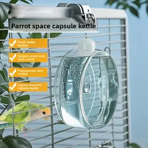 [Store Treasure] Bird Space Capsule Automatic Waterer for Cockatiels and Lovebirds Large Bird Feeder