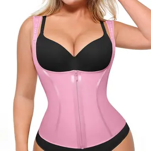 Shapellx AirSlim Steel Bones Core Control Latex Waist Trainer Vest Sales