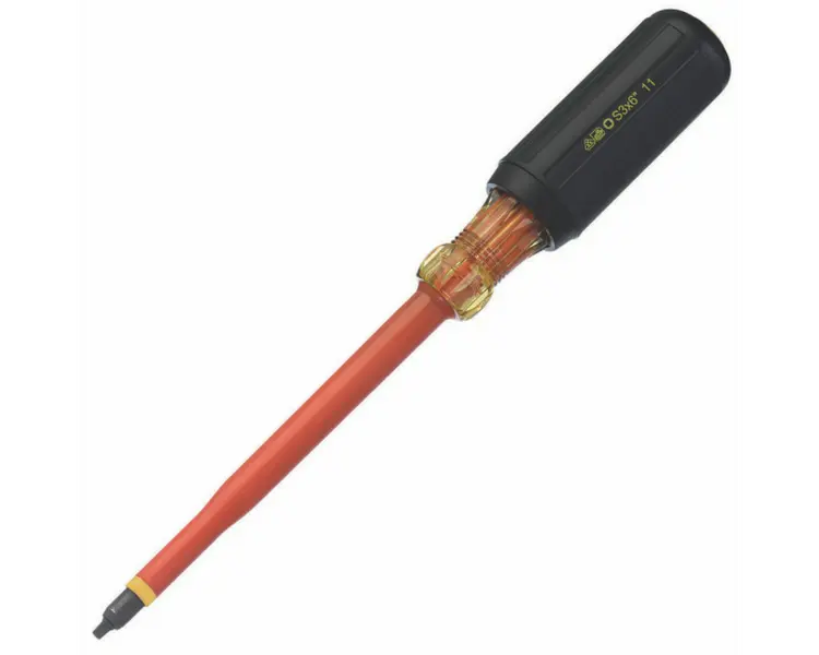 Ideal 35-9695 Square Insulated Screwdriver, #3 Ideal 35-9695 Square Insulated Screwdriver, #3