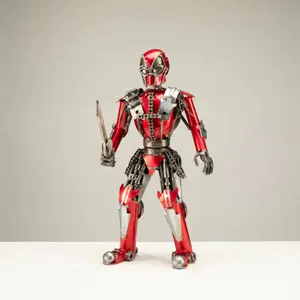 16" Deadpool Inspired Recycled Metal Art Sculpture