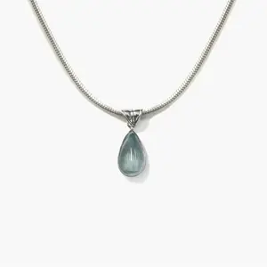 Waterdrop Necklace – Waterproof Sleek Design – Lightweight Easy Care – Everyday Jewelry for Casual or Layered Looks#SpringStatements
