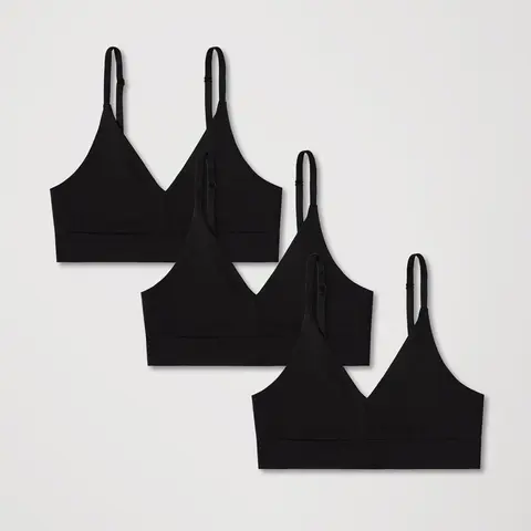 Women's Organic Everyday Classic T-Shirt Bra 3-Pack