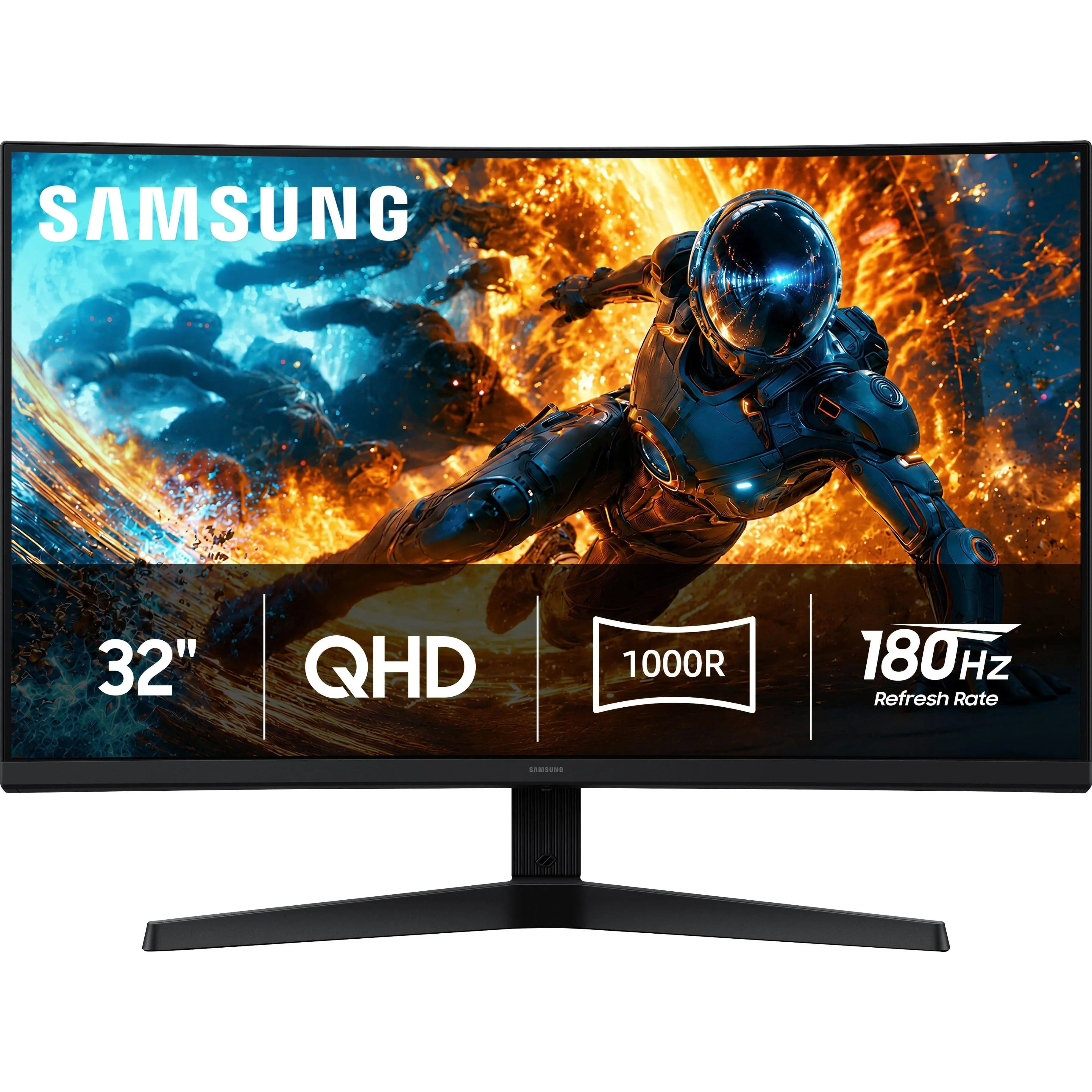 32 Odyssey G5 (G55H) QHD 180Hz 1ms AMD FreeSync 1000R Curved Gaming Monitor with HDR10 (DisplayPort, HDMI)