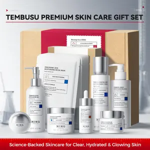 NING DERMOLOGIE Singapore Tembusu Essence Skincare self care kit(8-piece set)All-in-One: Cleansing, Hydrating, Conditioning, Brightening, Acne-Fighting, Firming, Anti-Aging -Full-Range Care, Plant Extracts, Gentle Formula -Creates smooth Glass Skin.