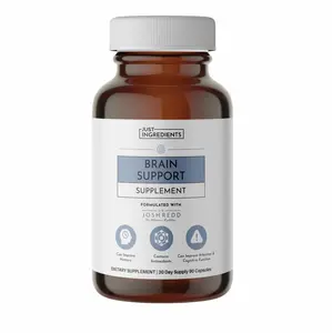Just Ingredients Organic Brain Support Supplement with Citicoline, Bacopa, & Rosemary Extract for Cognitive Performance Just Ingredients Organic Brain Support Supplement with Citicoline, Bacopa, & Rosemary Extract for Cognitive Performance