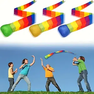 Outdoor Throwing Ball Toy, 1 Count Colorful Kite Ball, Interactive Game Toy, Outdoor Sports Toy for Kids, Sports & Outdoor Play Toy