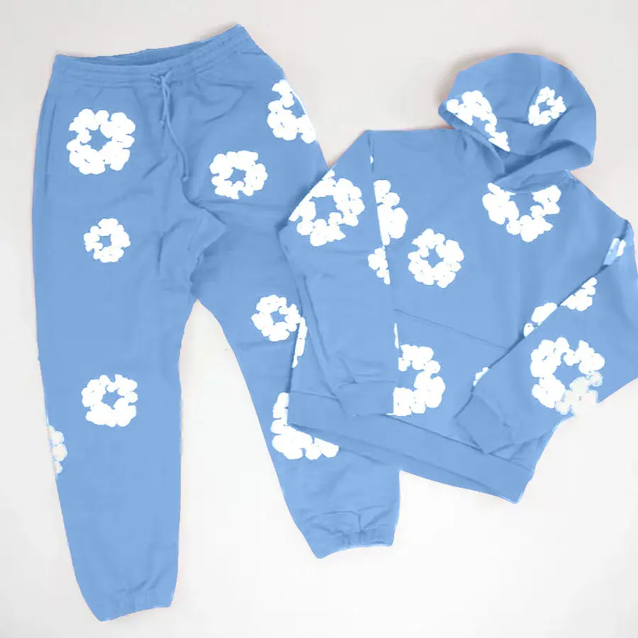 Mist Blue Set (White Wreath)