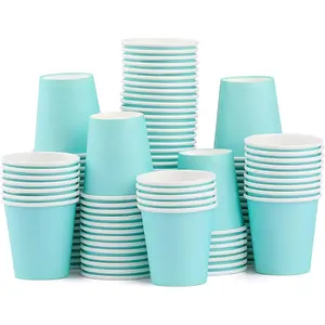 100 Pack 3 oz Paper Cups, Bathroom Cups Disposable,Mouthwash Cups Small Snack Cups for Water, Juice,Candy Ideal for Party Bathroom and Office
