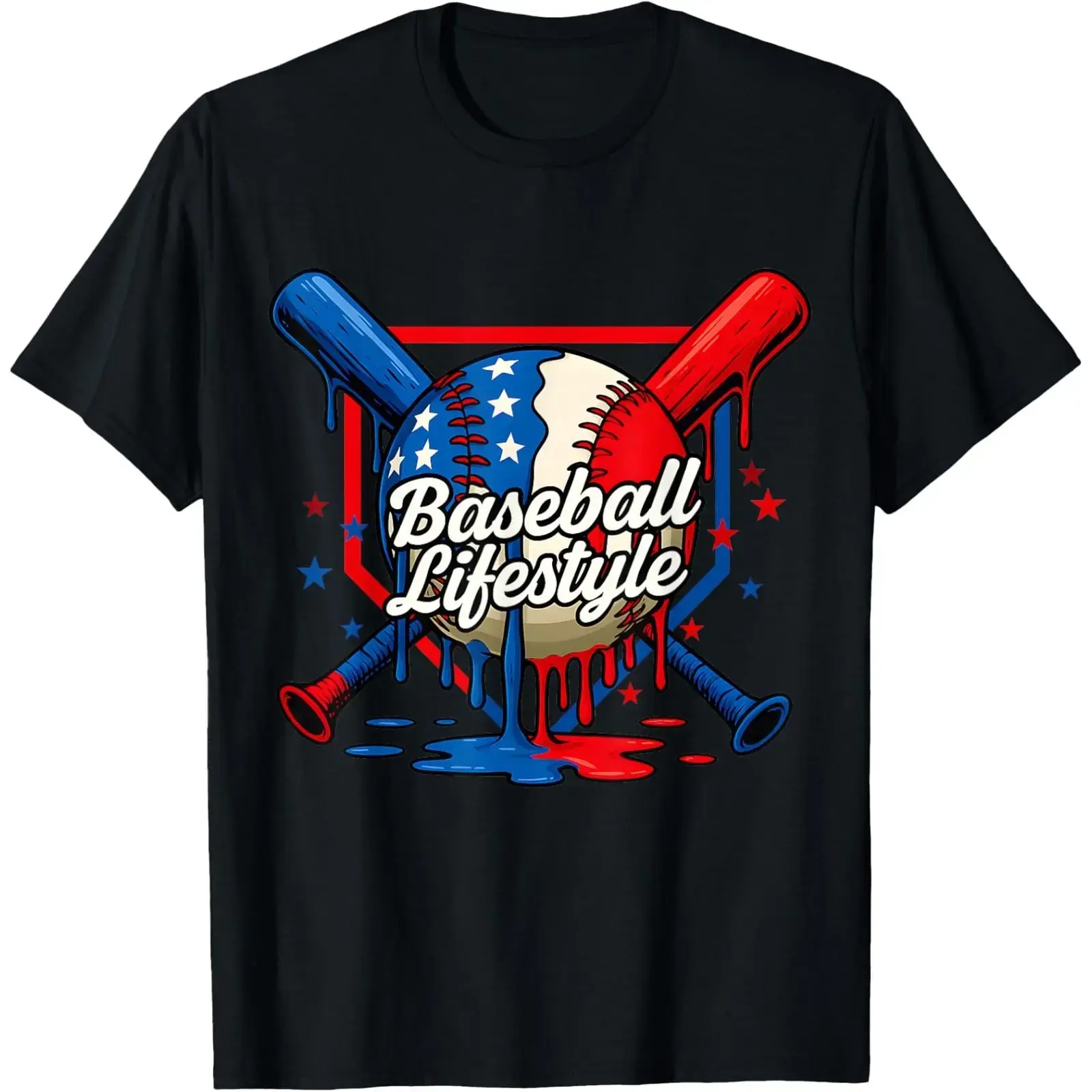 Baseball Life Style 101 Apparel Drip Baseball Unisex T-Shirt
