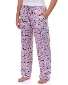 Peanuts Snoopy Pajamas Women's Sleeping Snoopy Adult Lounge Sleep Pants