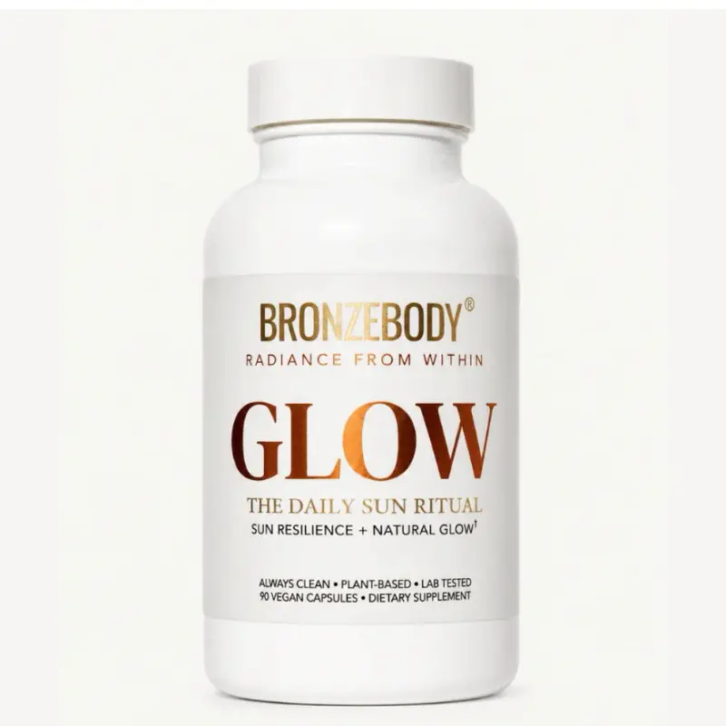 Bronzebody Daily Photonutrition 1 Month Supply Sun Resilience Natural Glow with Beta Carotene Lycopene Astaxanthin Urucum Vitamin C for Hydration Antioxidant Support 90 Vegan Capsules