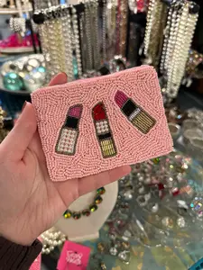 Lipstick Beaded Bag Lipstick Beaded Bag