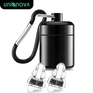 UNIQNOVA High Fidelity Concert Earplugs for Concerts Musicians for Noise Reduction 24db Advanced Filter Technology Ear Protection for Music Festivals DJ Nightclub Drummers