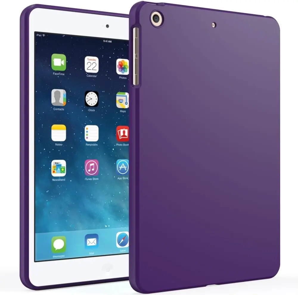 iPad Mini 3/2/1 Case 7.9in Soft TPU Cover Purple