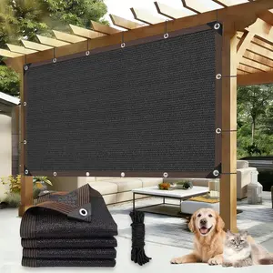 Shade Cloth, 90% High Shading Rate Sunshade Net, Black Durable Type, Garden Shade Grid, Suitable for Plant Coverage/ Greenhouse/ Chicken Coop/ Dog House/ Tomato Planting