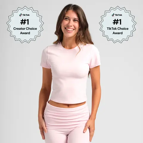 Comfrt | SoftStretch Baby Tee | Fitted Cropped Cotton Tee Shirt for Women