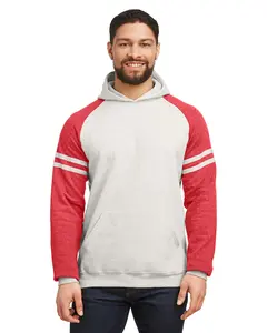 Jerzees Nublend Varsity Color-Block Hooded Sweatshirt