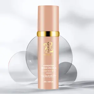 BOTAGUS Match Cosmetics Foundation 4 in 1-Medium Spectrum,4 in 1 Cosmetics Foundation Liquid with SPF 50+, Concealer Cosmetic Lightweight Makeup, Longwearing & Waterproof for Makeup