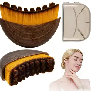 2PCS Face Sculpting Massage Brush for Cheek & Jaw Definition Contouring Tool Ergonomic Design for Lymphatic Flow Skin Glow Boost Comfortable Daily Beauty Massage