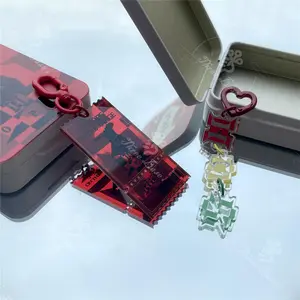 Keychain jHope On The Stage Jin RM INDIGO Butter Suga AgustD YTC Blackswan Mobile Phone KeyRing Bag Pendant