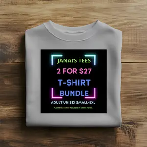 2 for $27 you choose  T-shirt Adult Shirt bundle, you choose category