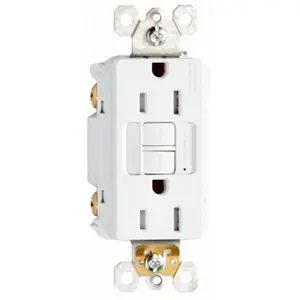 212 MAIN Pass & Seymour 1597NTLTRWCC4 15A White Decorator Combination Night Light, Self-Testing Tamper-Resist LED Light, Tamperresist