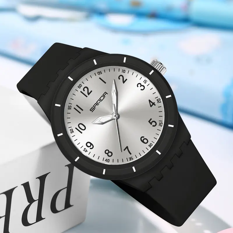 Sanda Casual Simple Student Watch, Modern Waterproof Watch, Ultra Thin Lightweight Waterproof, Luminous Sports Quartz Wristwatch for Teen Boys Girls, Waterproof Analog, Modern Fashionable Wristwatch, Analog Wristwatches