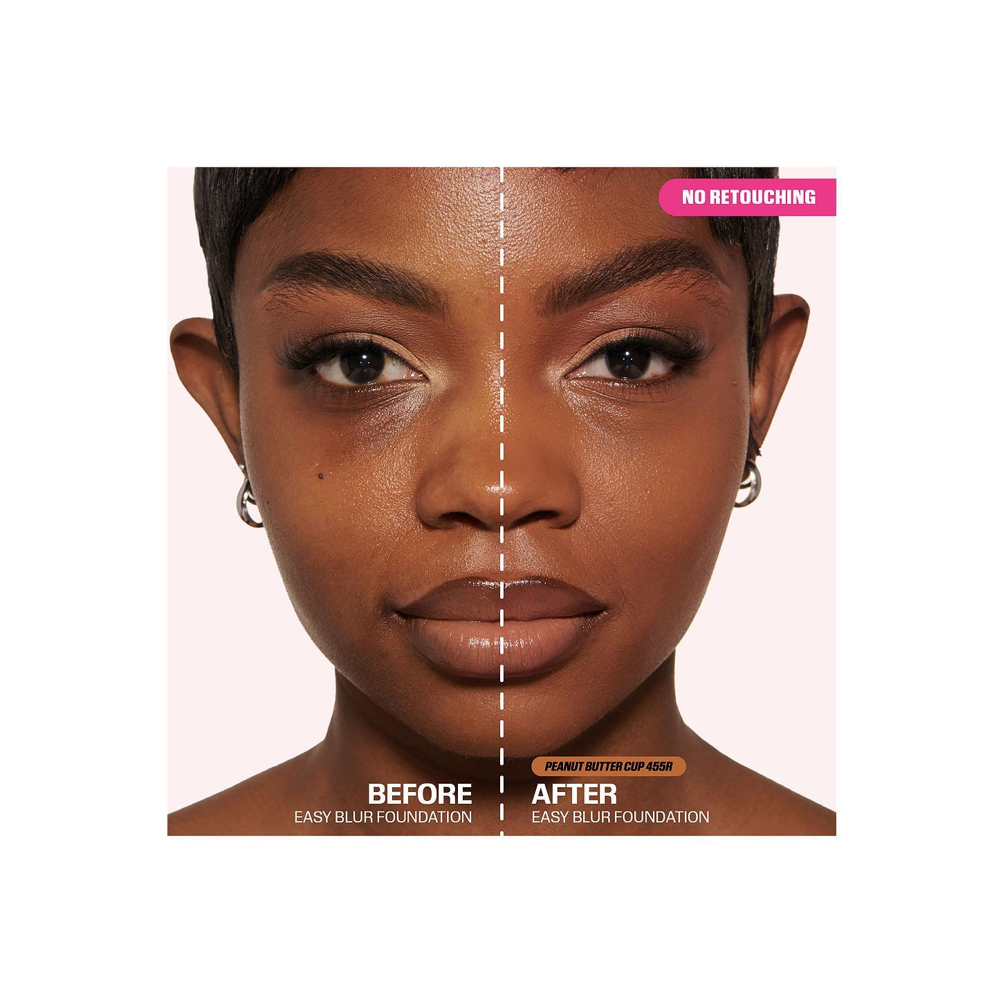 Huda Beauty Easy Blur Foundation in Peanut Butter 455R Huda Beauty Easy Blur Foundation in Peanut Butter 455R