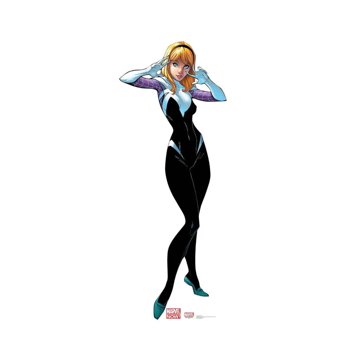 Advanced Graphics 2153 Spider-Gwen Marvel Now Cardboard Standup - 70 x 27 in. Home Supplies Home Decor Cardboard Cutout