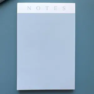 Aesthetic Lined and Blank 4x6 Notepad,  Premium Paper, Clean Design, Ideal for Stationery Lovers and Desk Organization