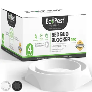Bed Bug Blocker (Pro) — 4 Pack | Interceptors, Monitors, and Traps