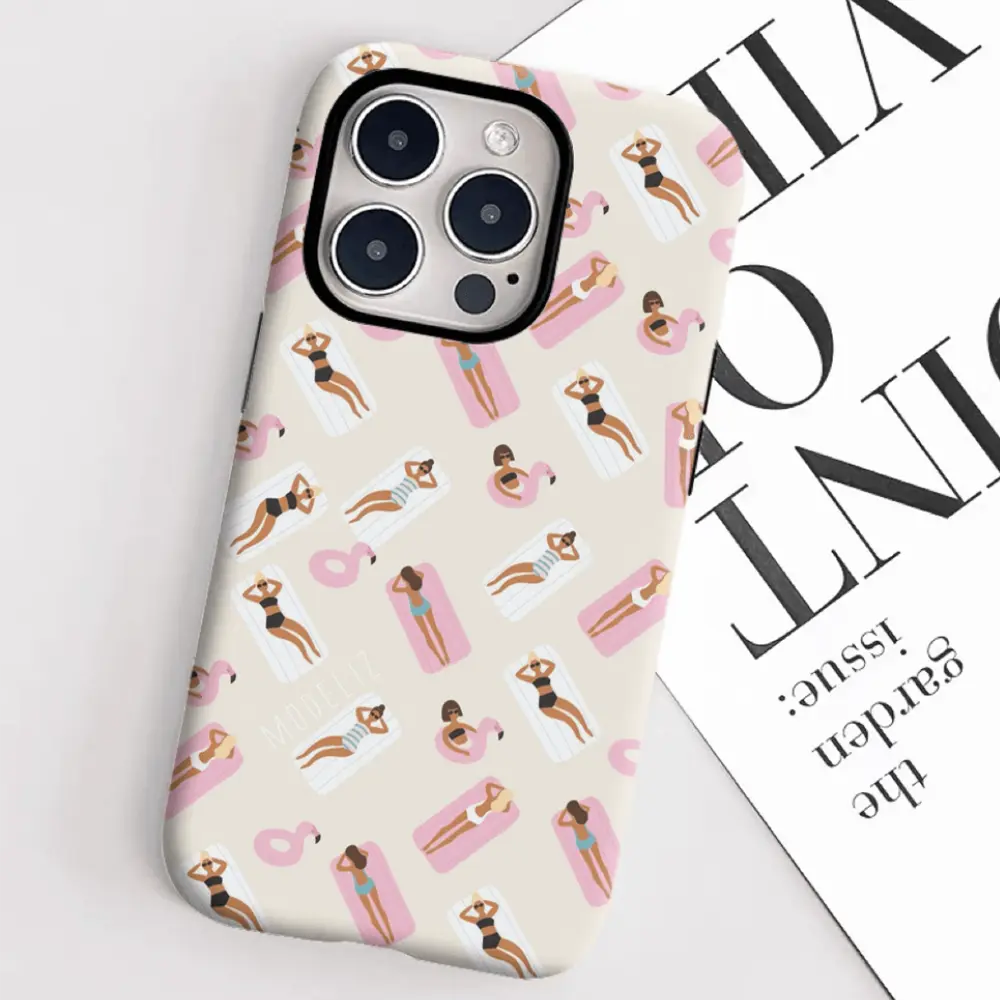 Summer Flamingo Phone Case, Compatible with iPhone 17 16 15 14 13 12 11 Pro Max Pro Plus Samsung Galaxy S26 S25 FE S24 Plus S23 Ultra